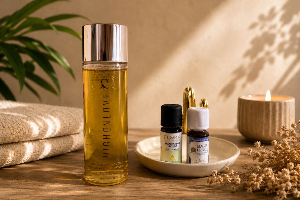 Oli naturali e prodotti utilizzati nei rituali Tantra di Garda Studio Shiva